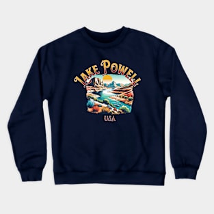 Scenic Lake Powell USA Crewneck Sweatshirt